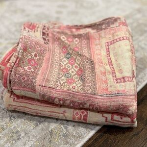 Pine Cone Hill Annie Selke Anatolia linen King Pillow Shams Set